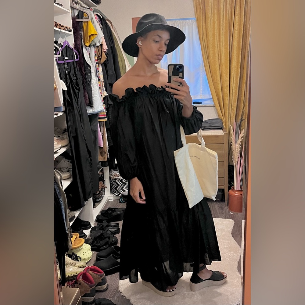 Cotton Black maxi
